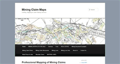 Desktop Screenshot of miningclaimmaps.com